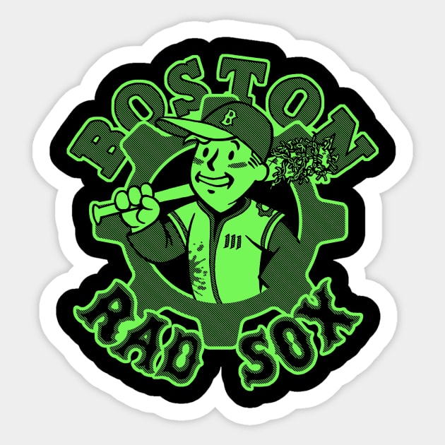 Rad Sox 2.0 Sticker by tomkurzanski